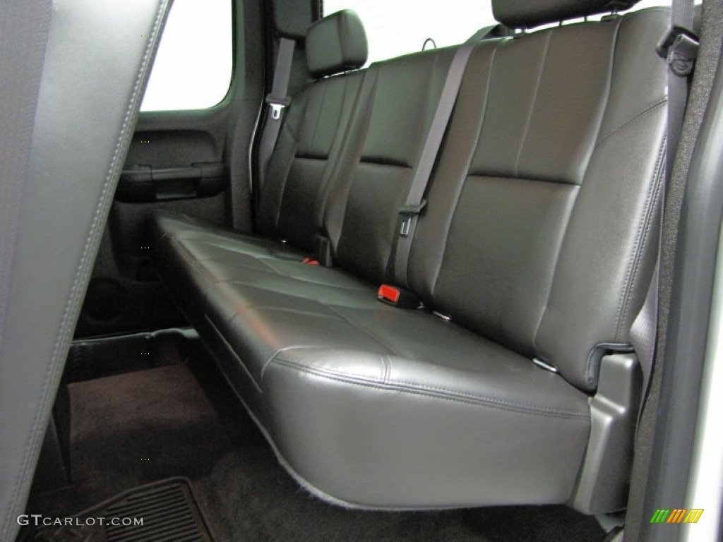 Ebony Interior 2013 Chevrolet Silverado 1500 LT Extended Cab 4x4 Photo #74206528