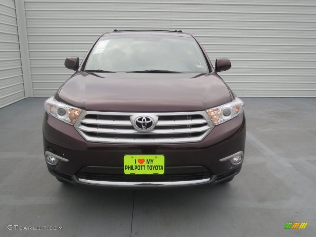 2013 Highlander Limited - Sizzling Crimson Mica / Sand Beige photo #7