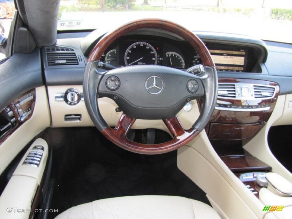2007 Mercedes-Benz CL 550 Sahara Biege Dashboard Photo #74206591