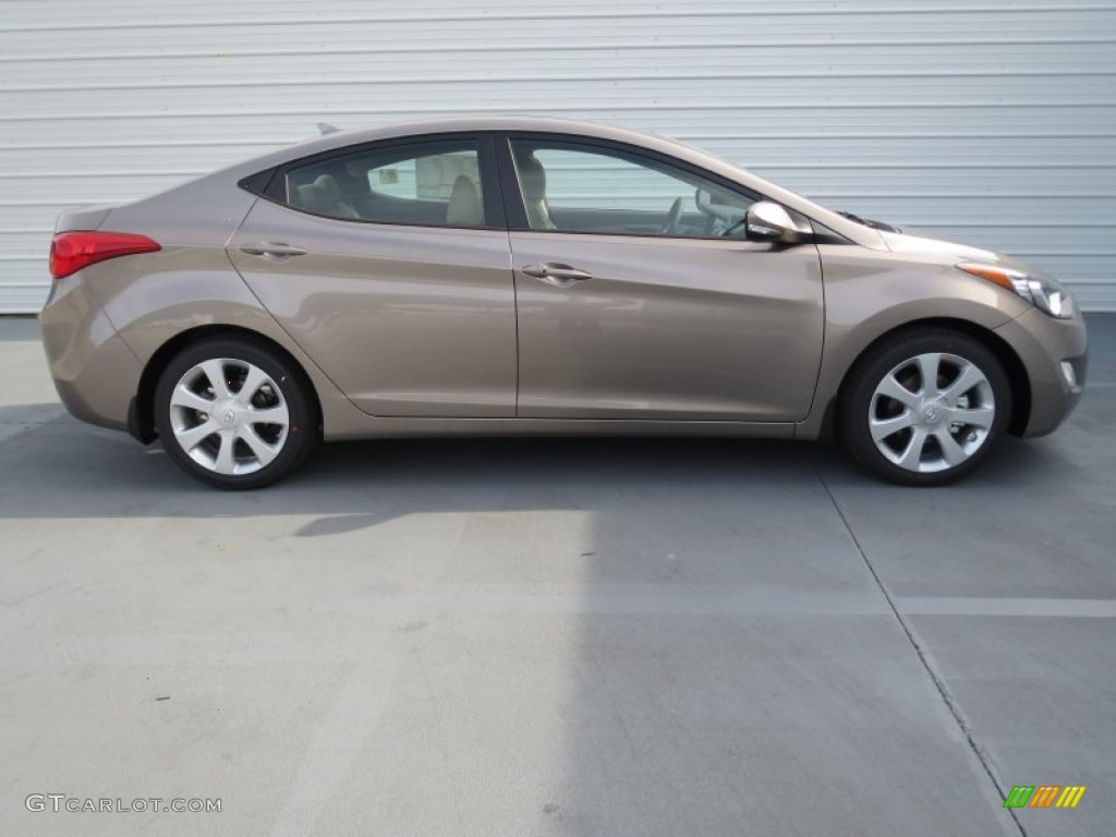 2013 Elantra Limited - Desert Bronze / Beige photo #2