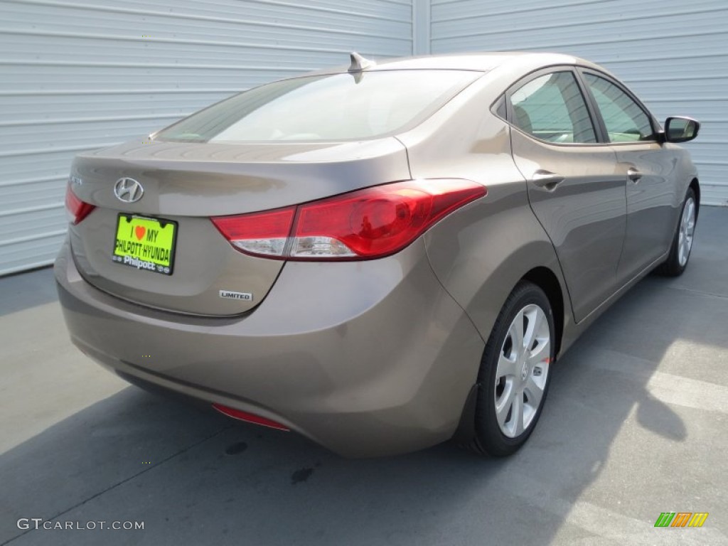 2013 Elantra Limited - Desert Bronze / Beige photo #3