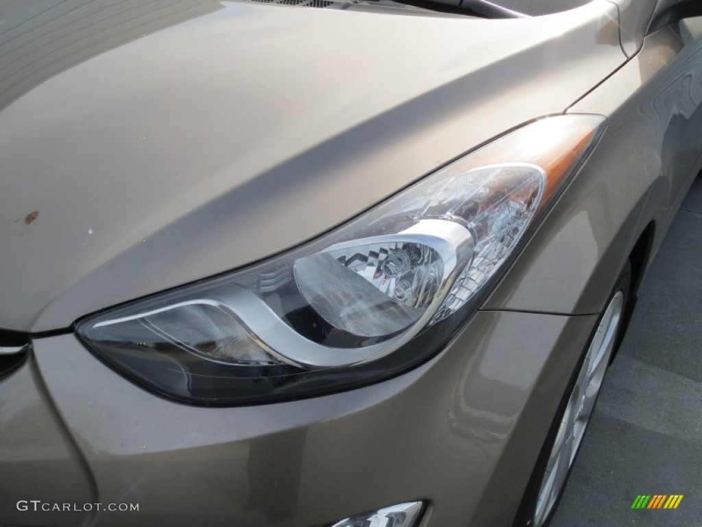 2013 Elantra Limited - Desert Bronze / Beige photo #8