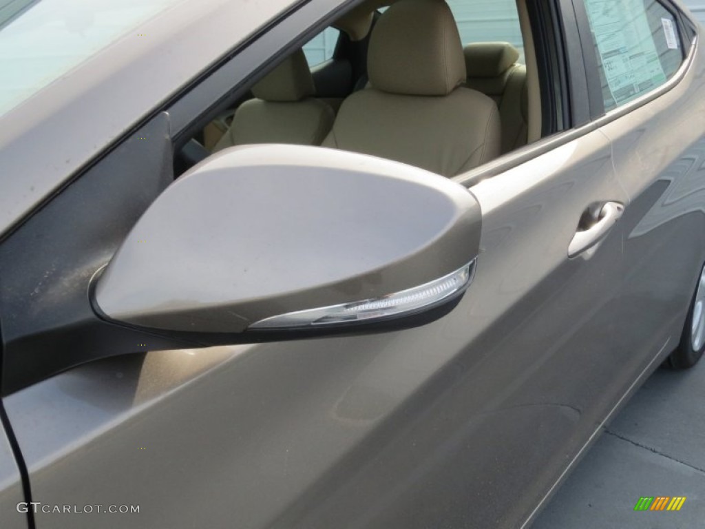 2013 Elantra Limited - Desert Bronze / Beige photo #11
