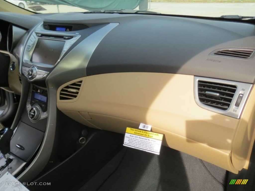 2013 Elantra Limited - Desert Bronze / Beige photo #17