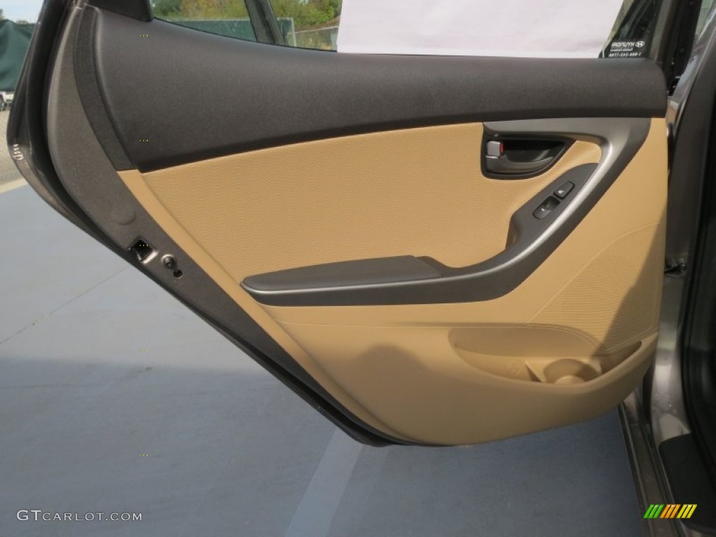 2013 Elantra Limited - Desert Bronze / Beige photo #18