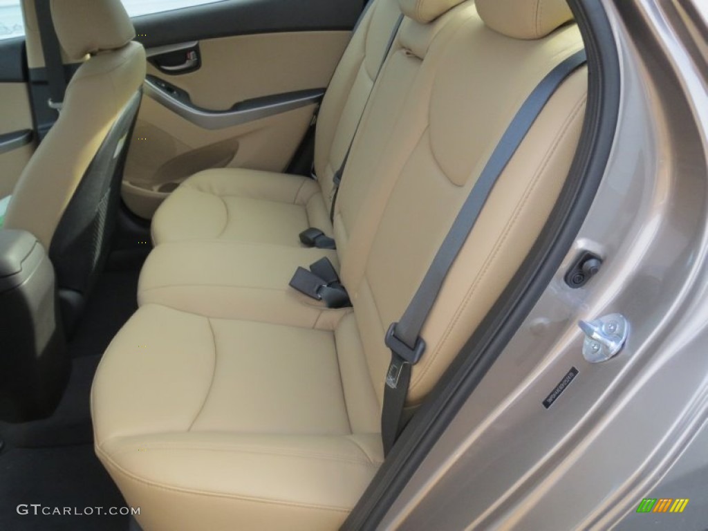2013 Elantra Limited - Desert Bronze / Beige photo #20
