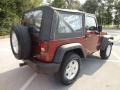2010 Red Rock Crystal Pearl Jeep Wrangler Sport 4x4  photo #8