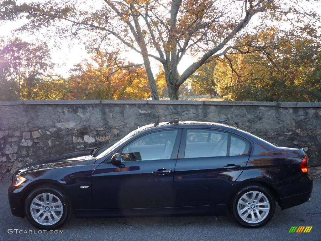 2006 3 Series 325i Sedan - Monaco Blue Metallic / Grey photo #11