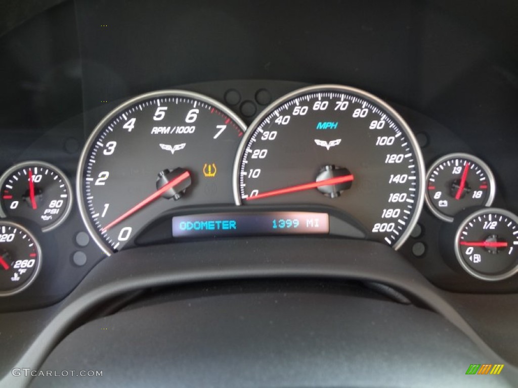 2012 Chevrolet Corvette Grand Sport Coupe Gauges Photo #74209880