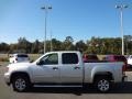 2010 Pure Silver Metallic GMC Sierra 1500 SLE Crew Cab  photo #2