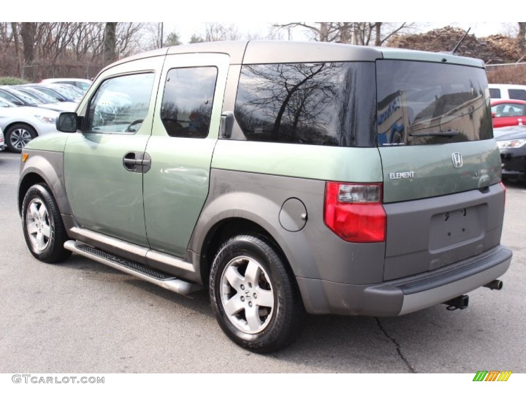 2005 Element EX AWD - Galapagos Green Metallic / Gray/Green photo #7