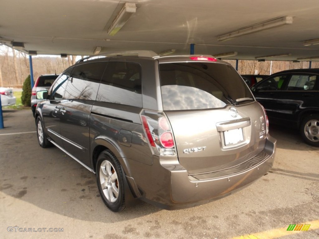 2007 Quest 3.5 SE - Smoke Gray Metallic / Gray photo #2