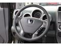 2005 Honda Element Gray/Green Interior Steering Wheel Photo