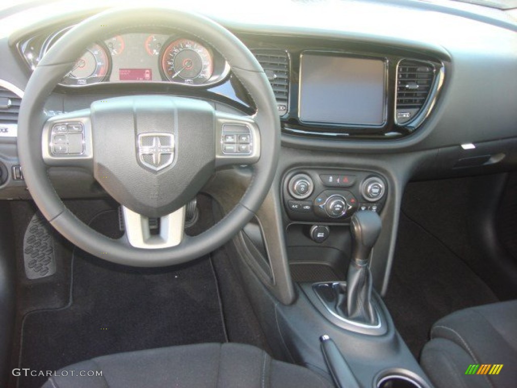 2013 Dodge Dart SXT Black Dashboard Photo #74213830