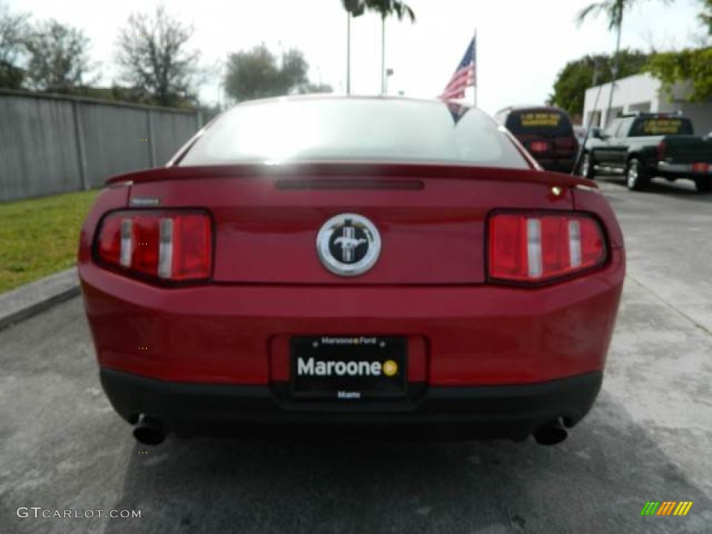 2011 Mustang V6 Coupe - Red Candy Metallic / Charcoal Black photo #4