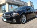 2013 Pitch Black Dodge Charger R/T Max  photo #1