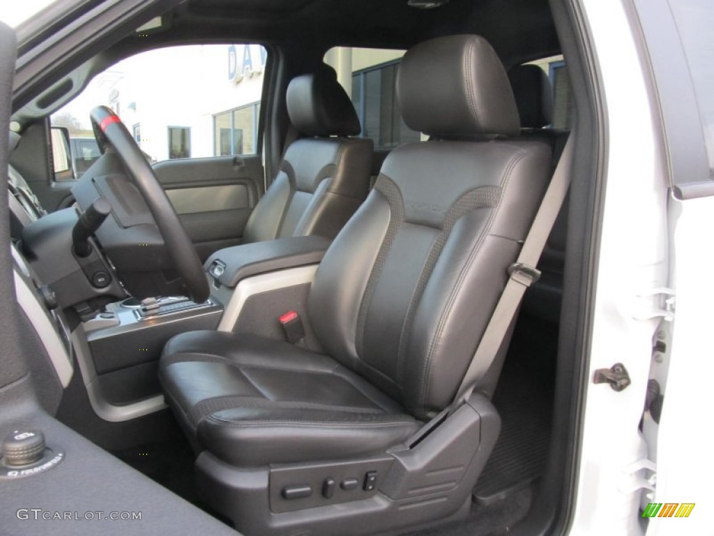 2011 Ford F150 SVT Raptor SuperCrew 4x4 Front Seat Photo #74214626