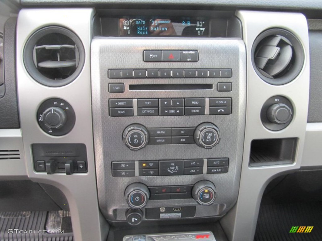 2011 Ford F150 SVT Raptor SuperCrew 4x4 Controls Photo #74214655