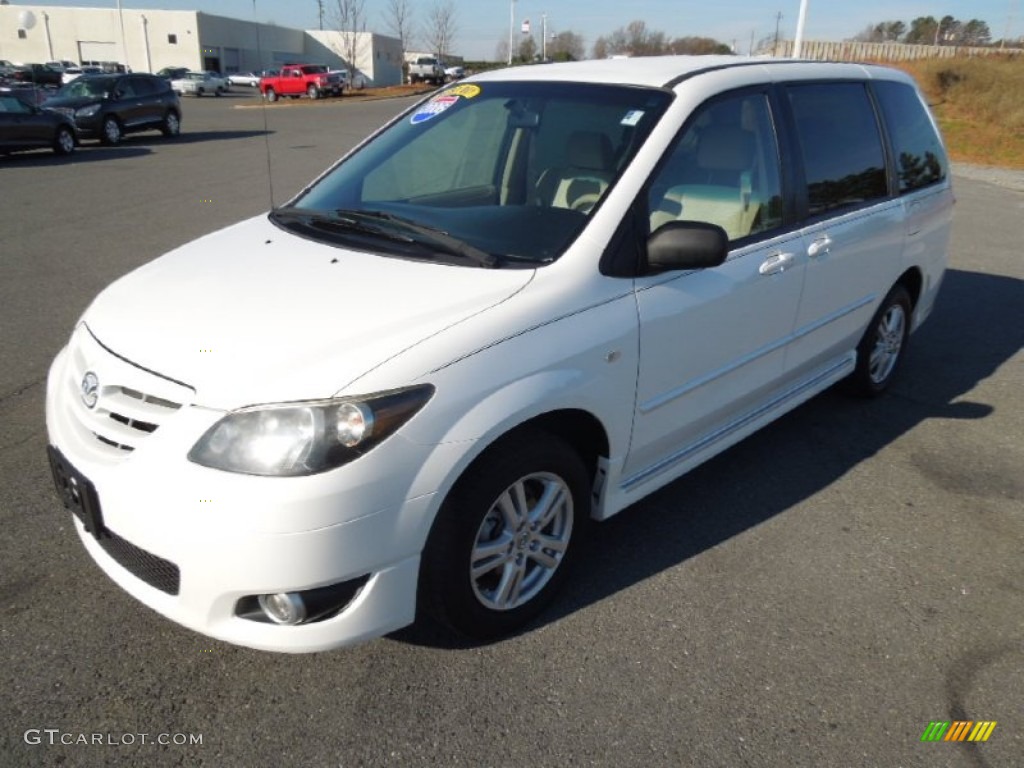 Rally White Mazda MPV