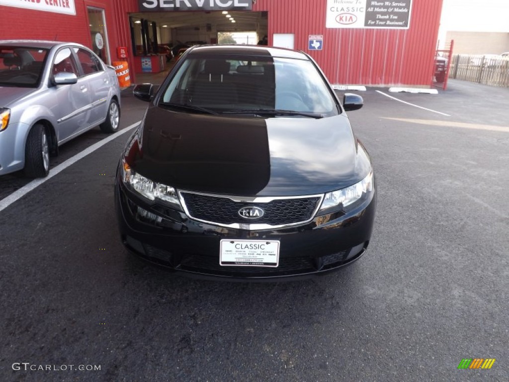2013 Forte EX - Ebony Black / Black photo #7