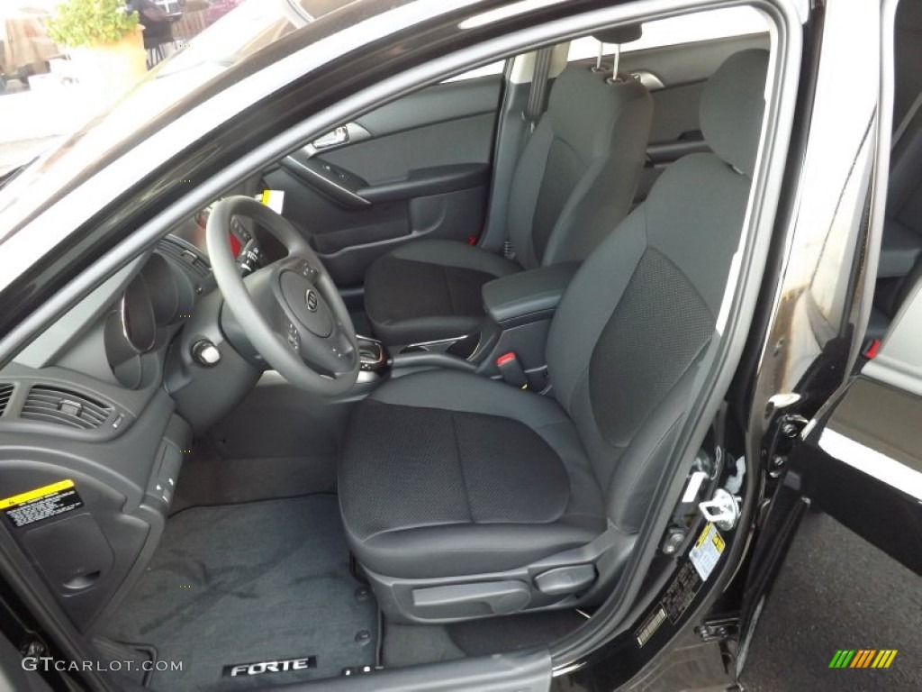 2013 Forte EX - Ebony Black / Black photo #10
