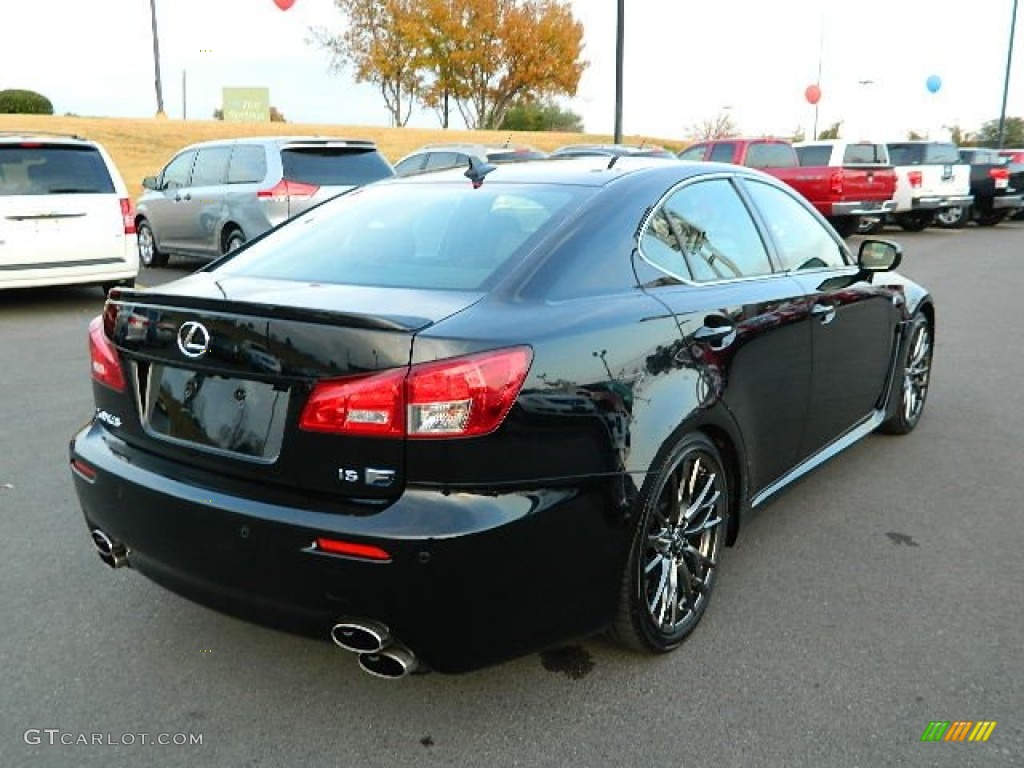 Obsidian Black 2010 Lexus IS F Exterior Photo #74216698