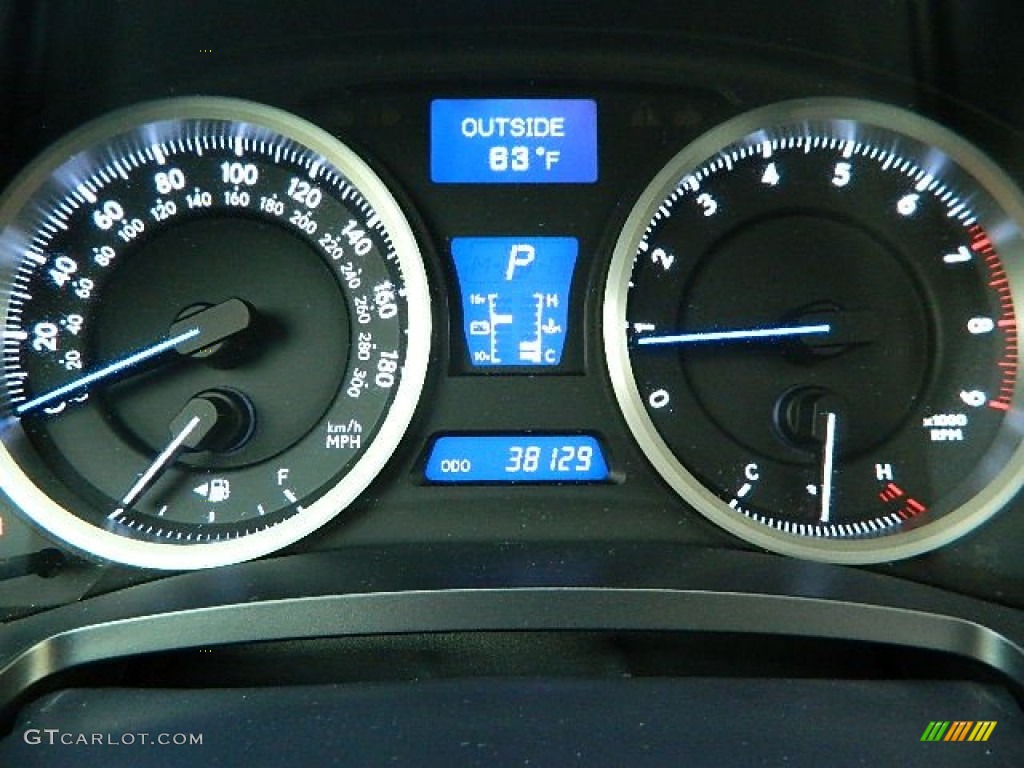 2010 Lexus IS F Gauges Photo #74216791