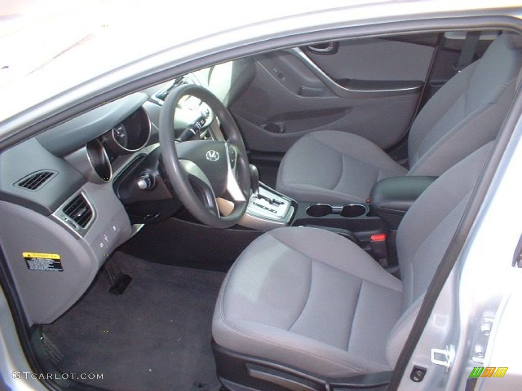 2012 Elantra GLS - Silver / Gray photo #8
