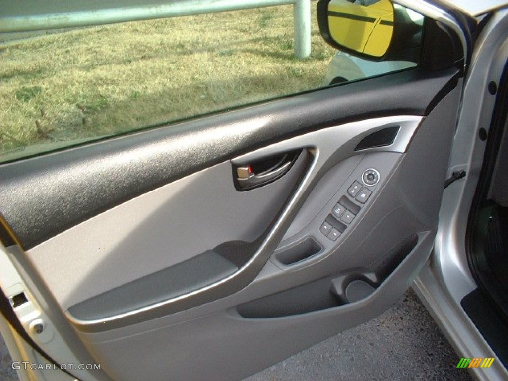 2012 Elantra GLS - Silver / Gray photo #9