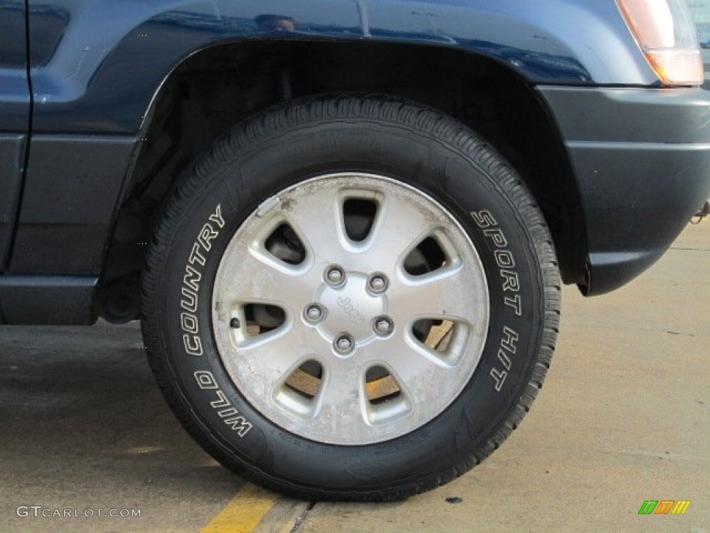 2001 Grand Cherokee Laredo 4x4 - Patriot Blue Pearl / Sandstone photo #11