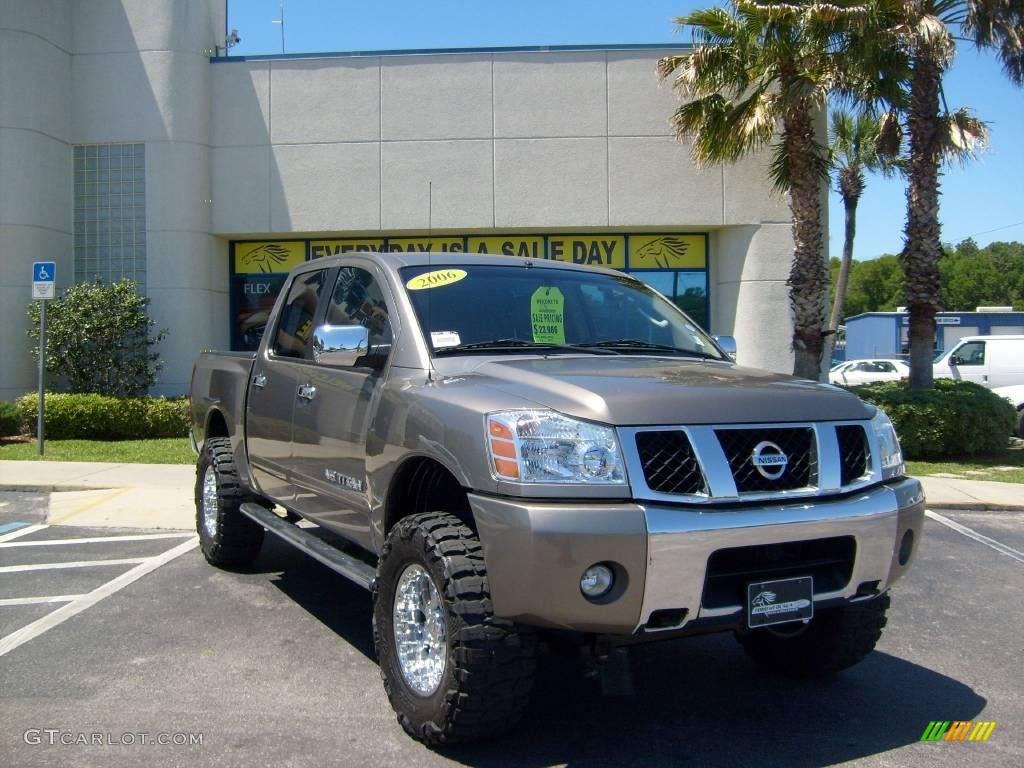 2006 Titan LE Crew Cab - Granite / Graphite/Titanium photo #1