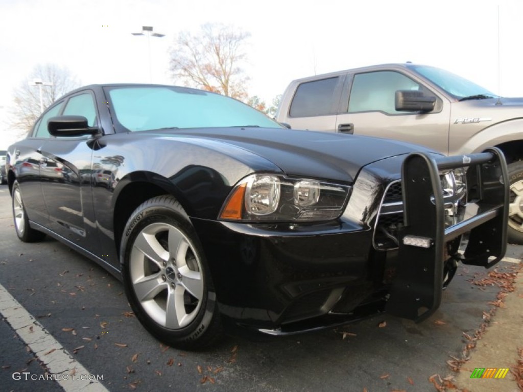 Pitch Black 2011 Dodge Charger Police Exterior Photo #74219110