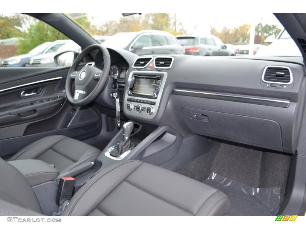 Titan Black Interior 2013 Volkswagen Eos Sport Photo #74219445