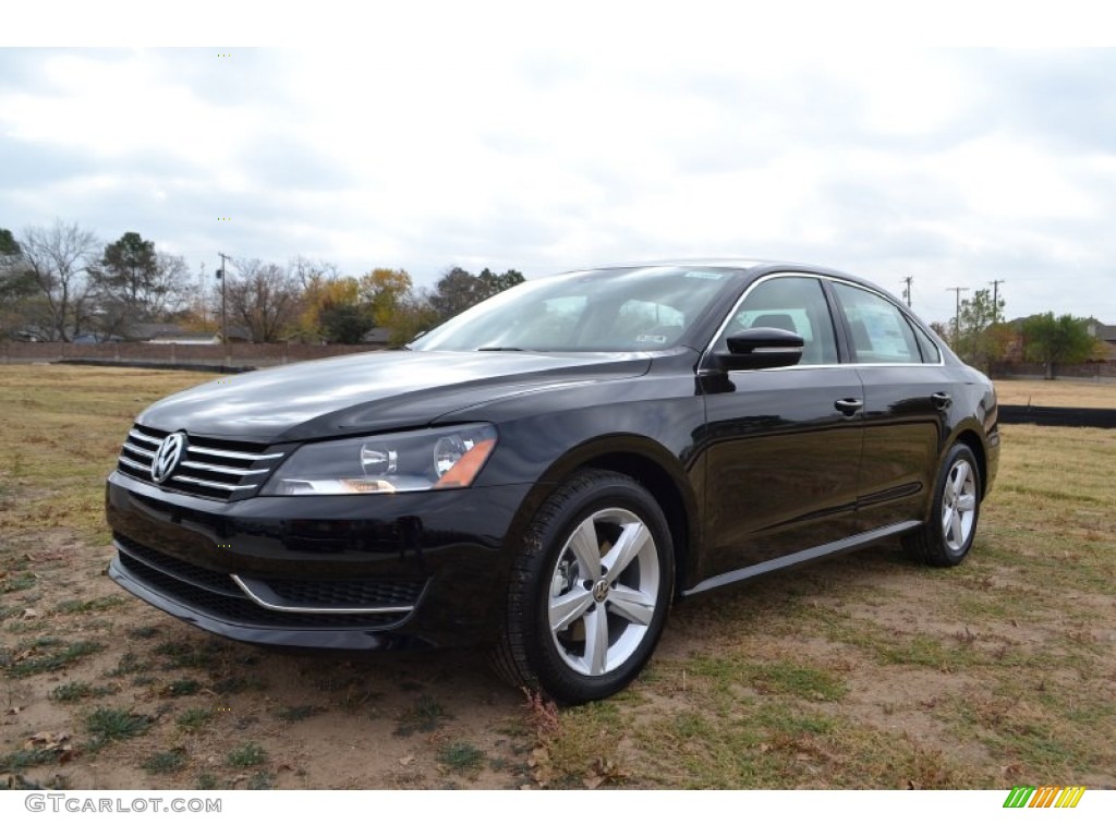 2013 Passat TDI SE - Black / Cornsilk Beige photo #1