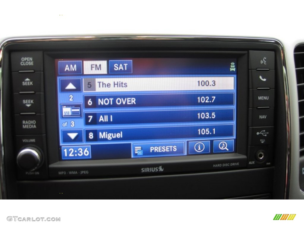 2012 Jeep Grand Cherokee SRT8 4x4 Controls Photo #74219981