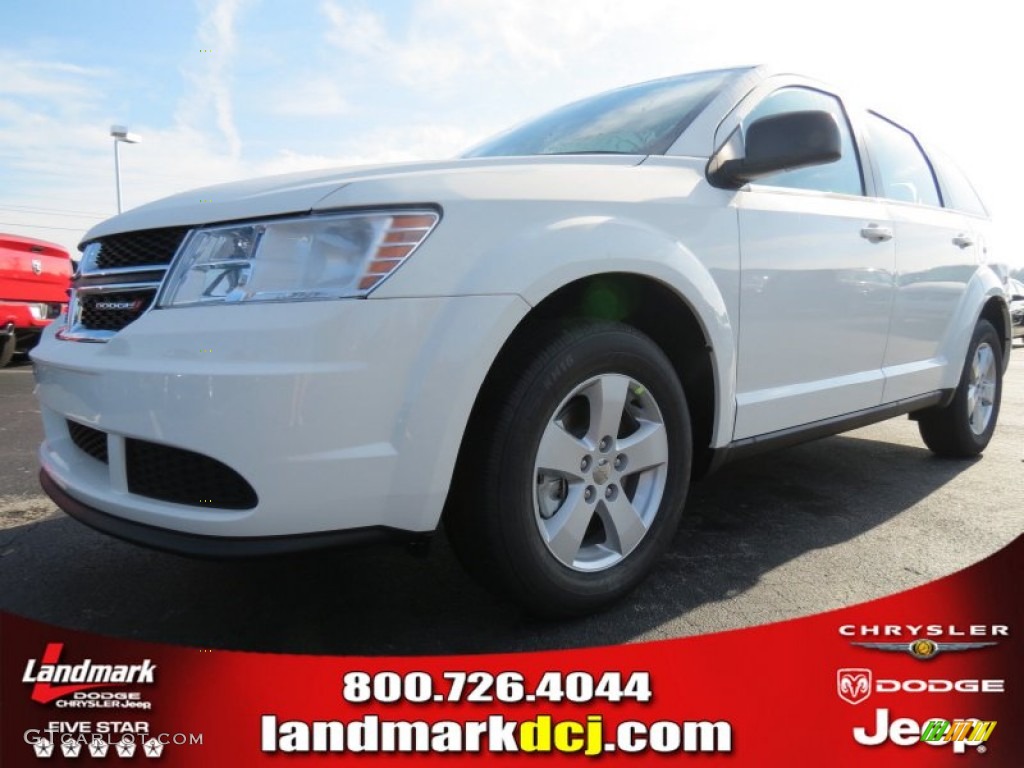 White Dodge Journey