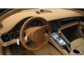 Cognac/Cedar Natural Leather Dashboard Photo for 2010 Porsche Panamera #74220629