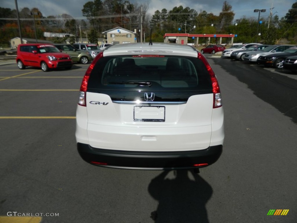 2013 CR-V LX - White Diamond Pearl / Gray photo #4