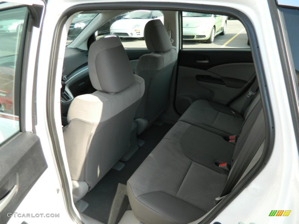 2013 CR-V LX - White Diamond Pearl / Gray photo #13