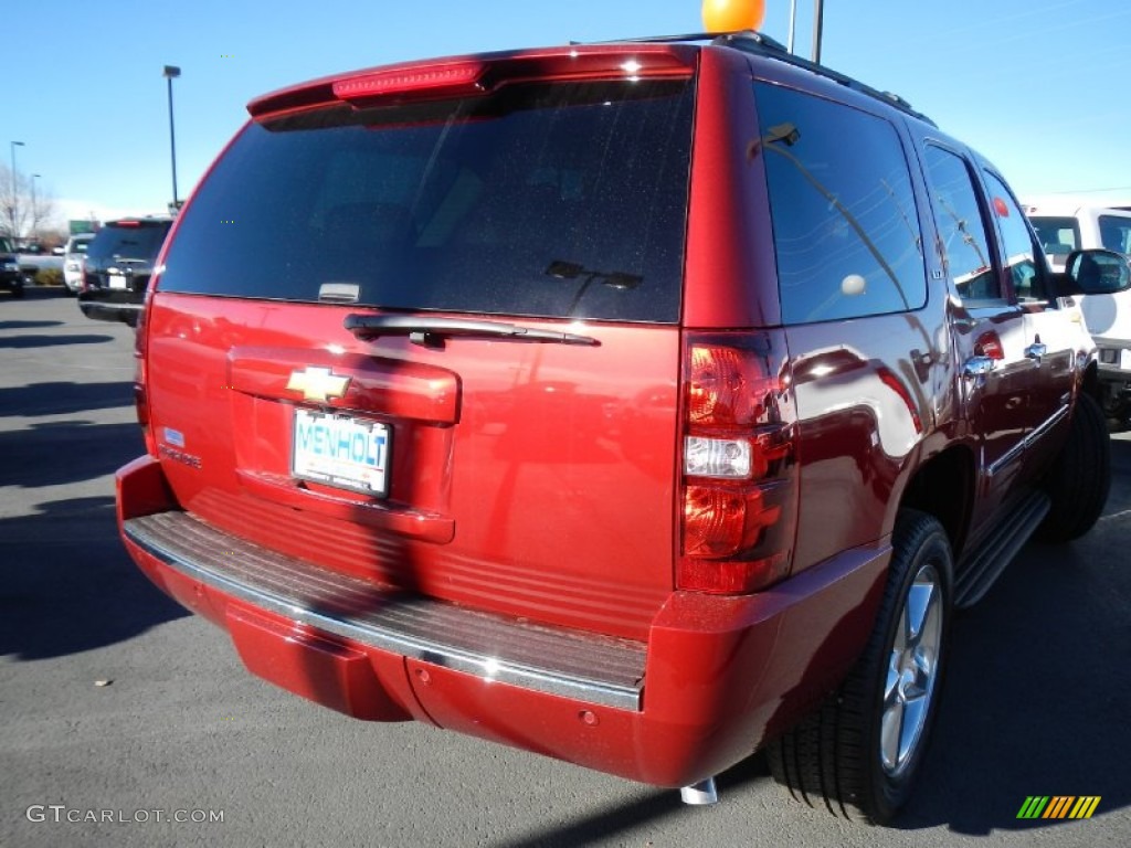 2013 Tahoe LTZ 4x4 - Crystal Red Tintcoat / Ebony photo #3