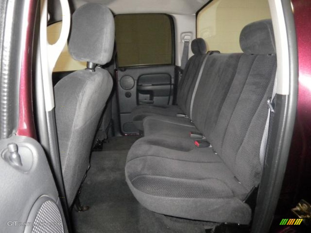 2004 Ram 1500 SLT Quad Cab 4x4 - Deep Molten Red Pearl / Dark Slate Gray photo #7
