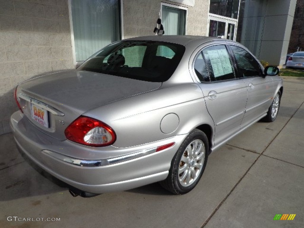 2003 X-Type 2.5 - Platinum Silver Metallic / Charcoal photo #2