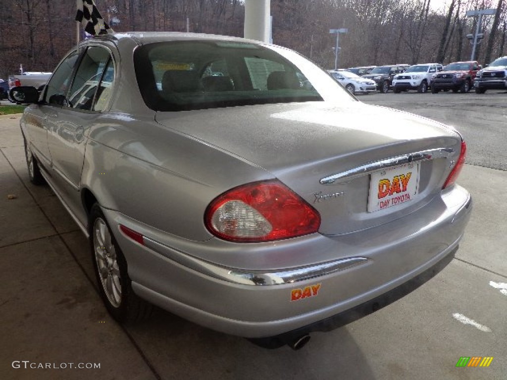 2003 X-Type 2.5 - Platinum Silver Metallic / Charcoal photo #4