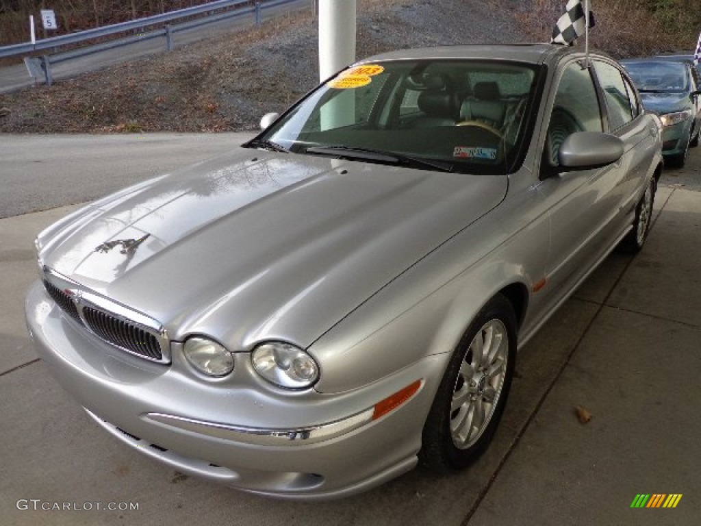 2003 X-Type 2.5 - Platinum Silver Metallic / Charcoal photo #5
