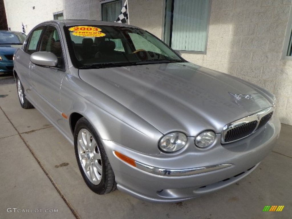 2003 X-Type 2.5 - Platinum Silver Metallic / Charcoal photo #7