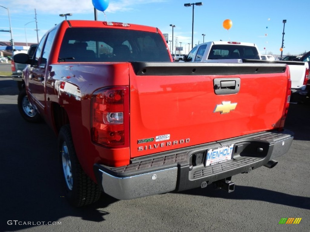 2012 Silverado 1500 LT Crew Cab 4x4 - Victory Red / Ebony photo #5