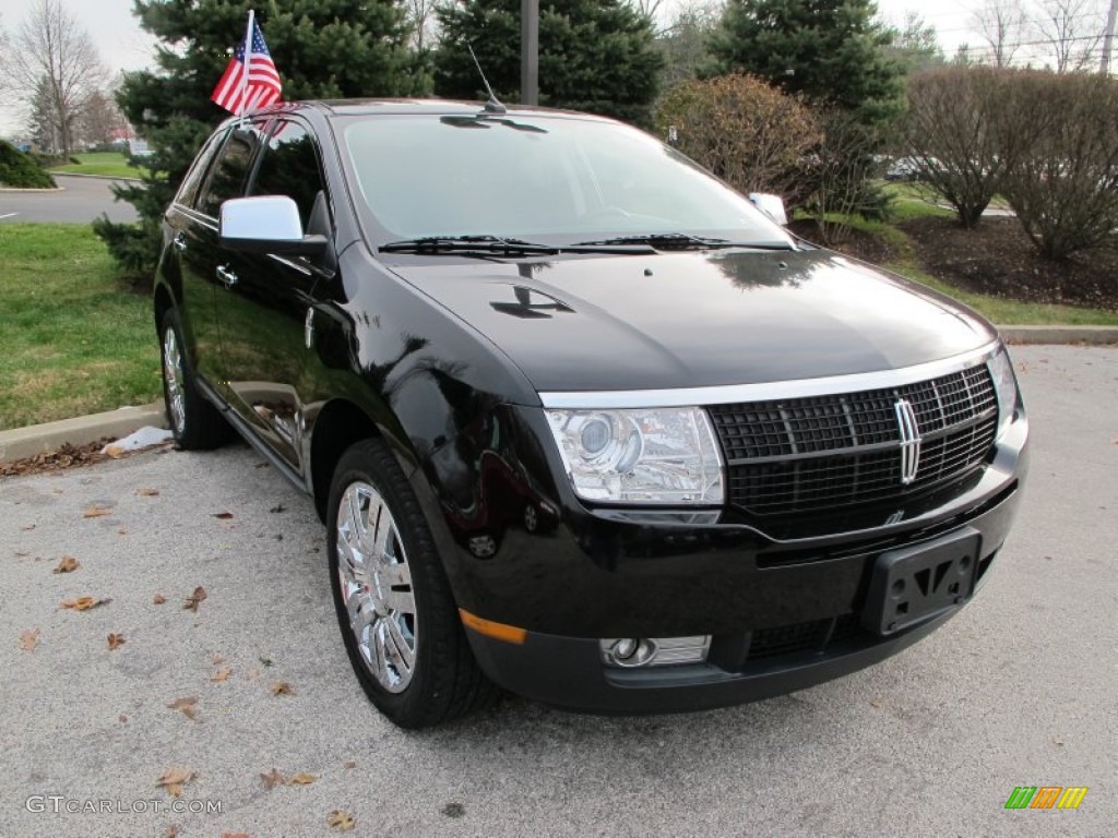 2008 MKX Limited Edition AWD - Black Clearcoat / Charcoal Black/Medium Light Stone photo #4