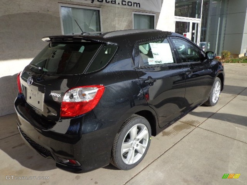 2013 Matrix S AWD - Black Sand Pearl / Ash photo #2
