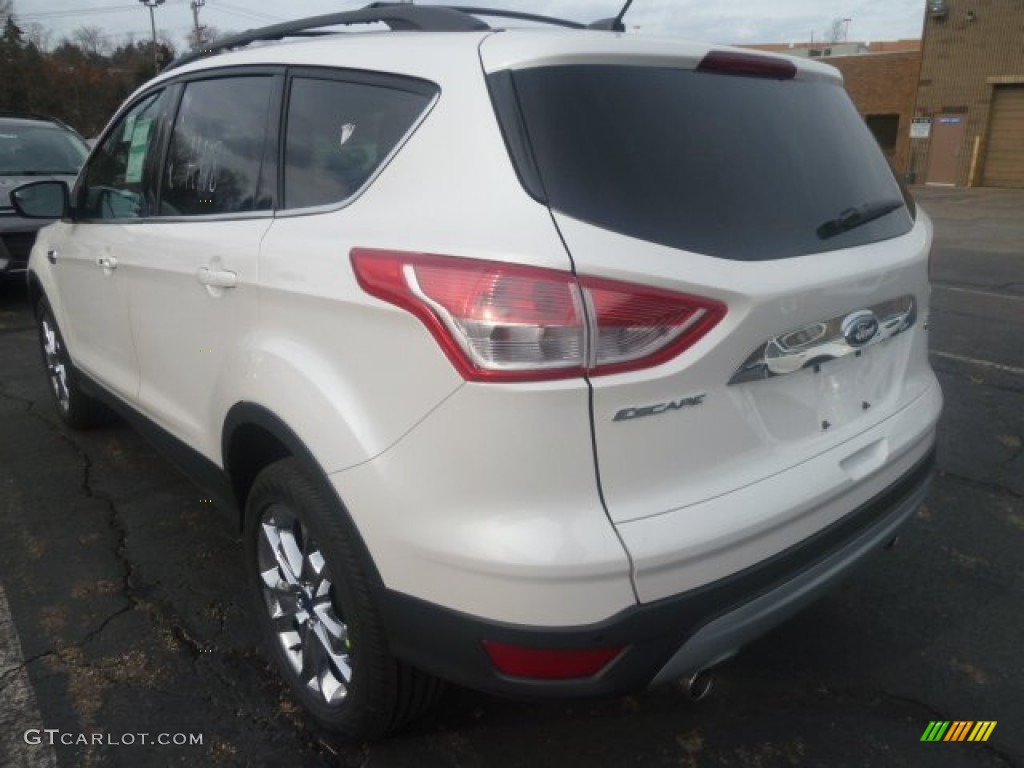 2013 Escape SEL 1.6L EcoBoost 4WD - White Platinum Metallic Tri-Coat / Charcoal Black photo #4