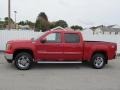 2008 Fire Red GMC Sierra 1500 SLT Crew Cab 4x4  photo #2